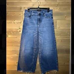 Banana Republic Wide Leg Crop Jeans Size 6/28